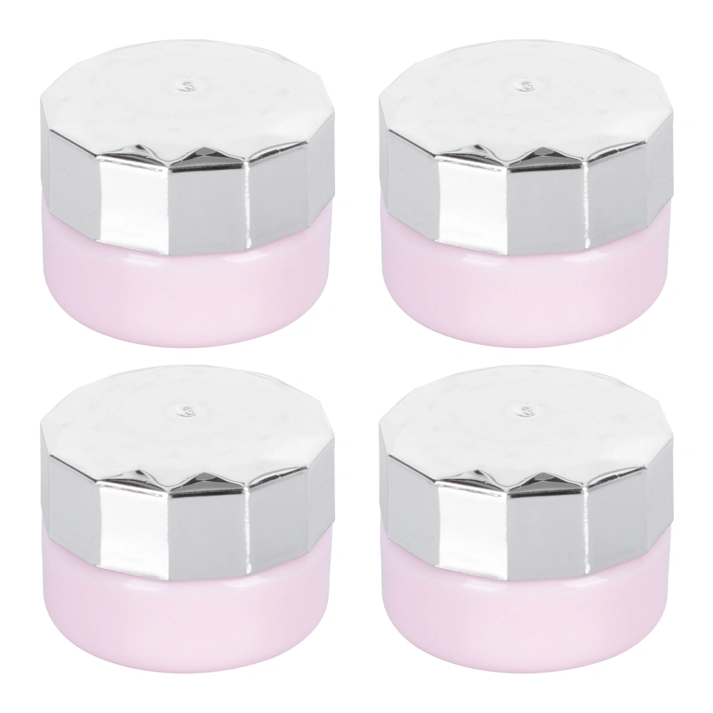 4Pcs Nail Glue Gel Bottle Empty Nail Polish Container Cream Lotion Bottle