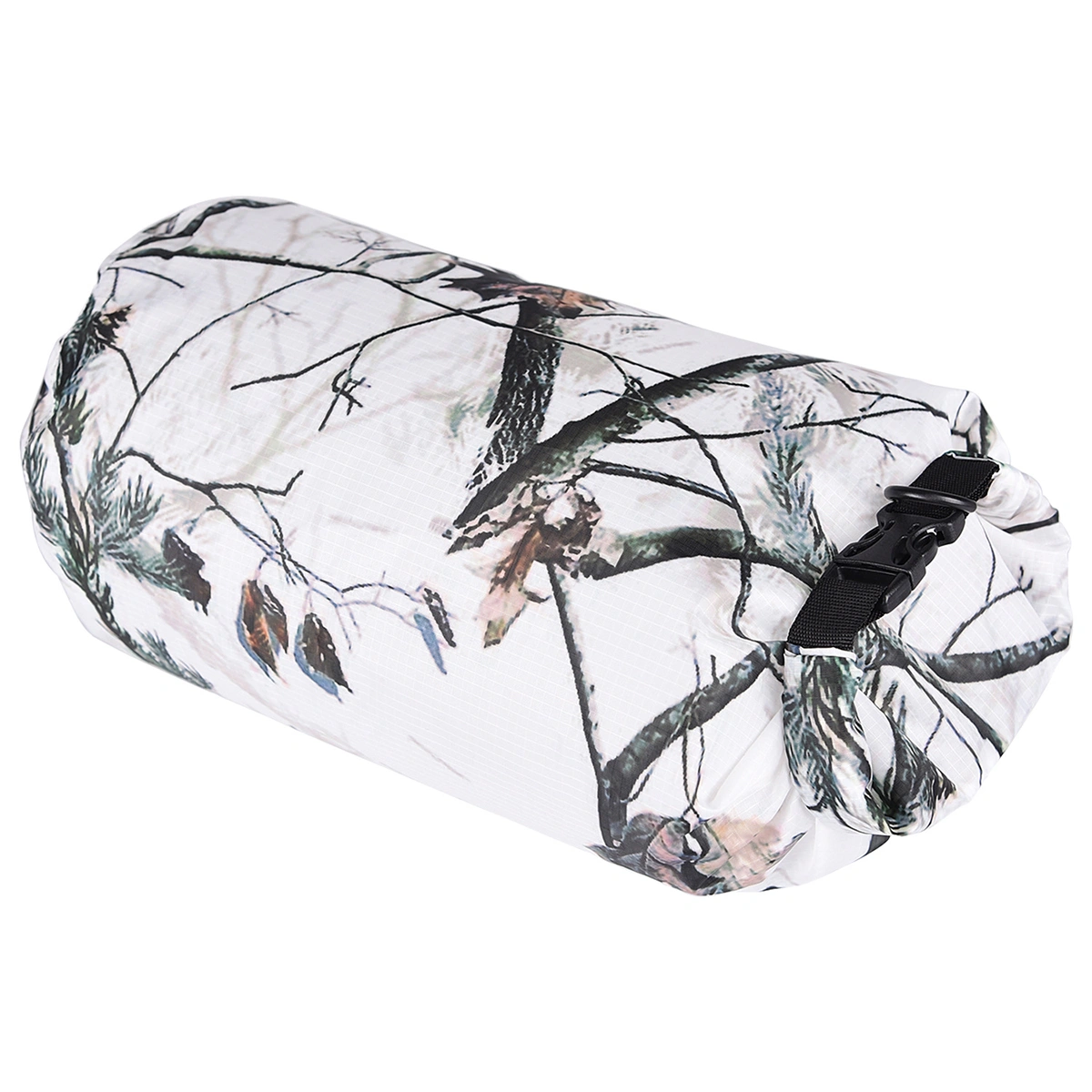 8L Snow Pattern Camouflage Portable Waterproof Compression Bag Waterproof Dry Bag Pack Sack for Swimming Rafting Kayaking River Trekking Floating Sailing Canoing Boating