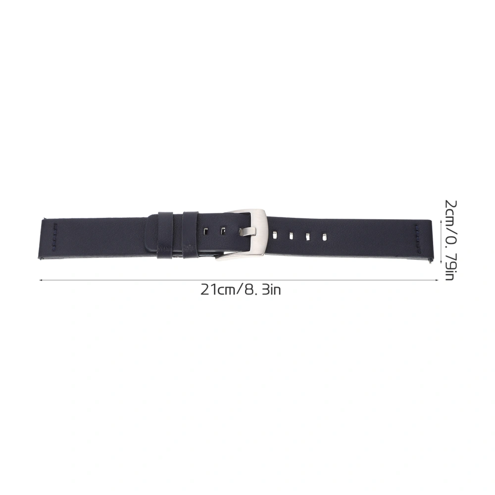 Cowhide Watch Band Genuine Leather Watch Band Wear-resist Strap Watch Replacement