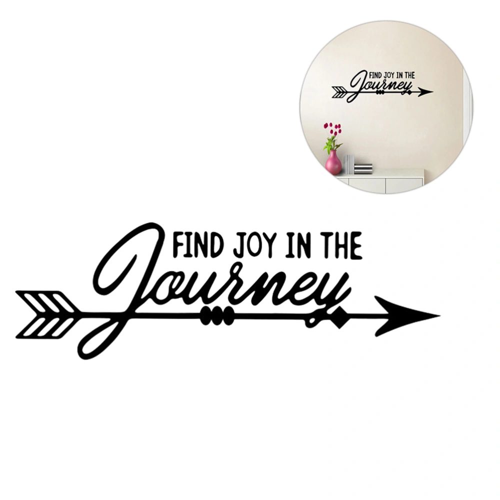 Find Joy in the Journey Arrow Quote Decal Sticker Wall Vinyl Art Wall Room Decor