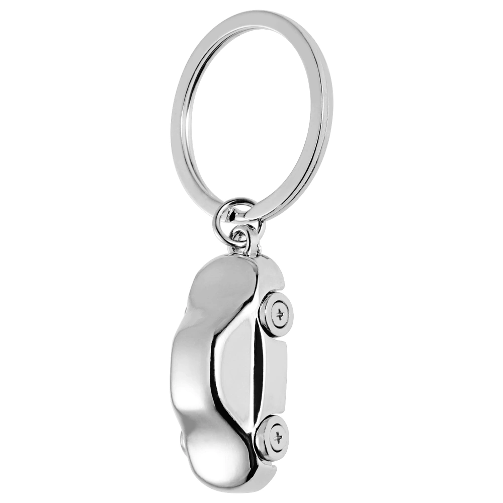 VOSAREA Creative Car Shaped Keychain Novel Auto Key Ring Metal Key Chain Pendant Accessory (Silver)