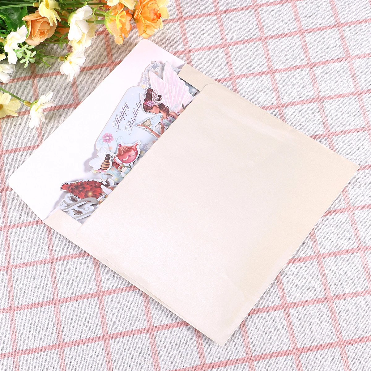 3D Up Postcard Greeting Gift for Birthday Christmas Thanksgiving Valentine's Day