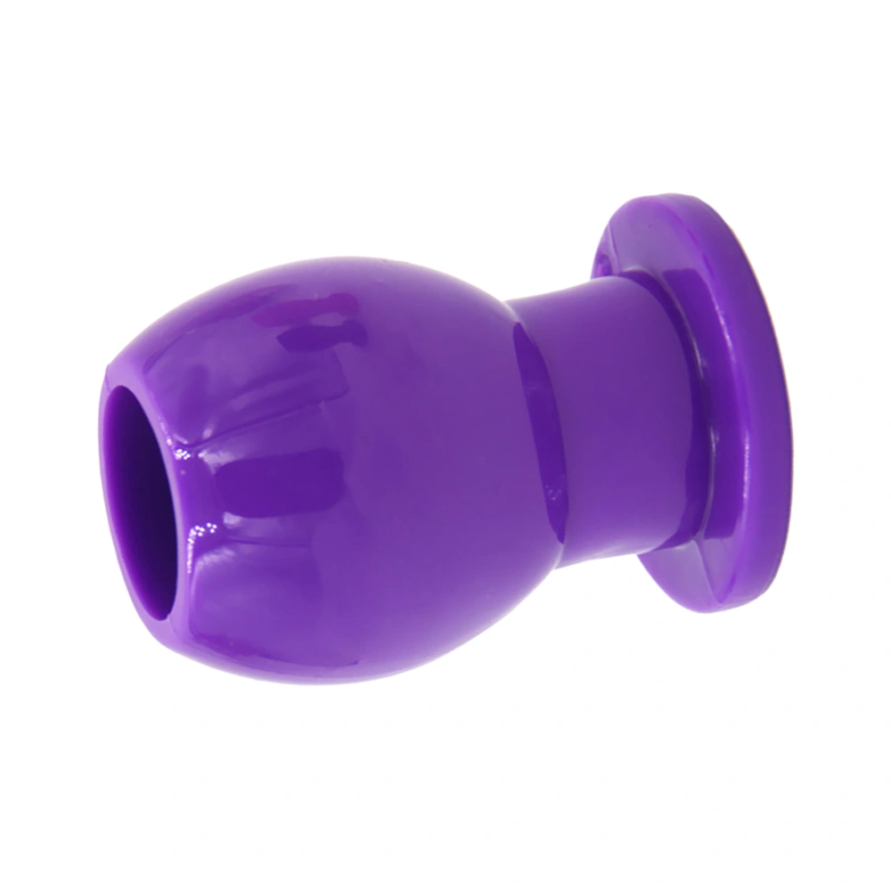 1pc Flexible Glue Hollow Vaginal Speculum Female Diffuser Unisex Vestibular Dilator for Women Men (Purple)