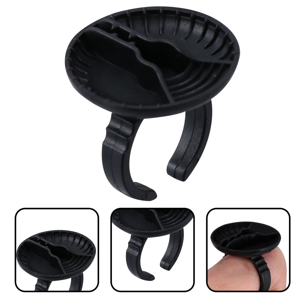 10pcs Finger Ring Cup Ink Cup Beauty Salon Accessories