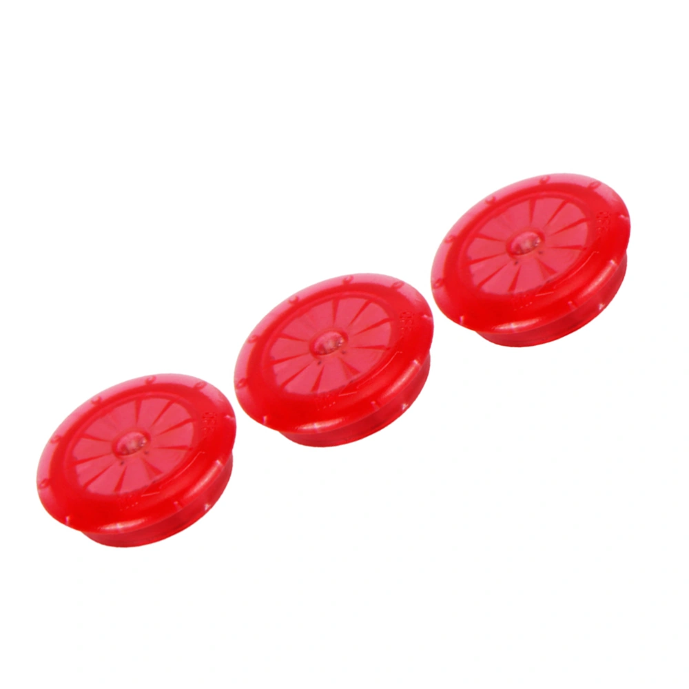 3pcs Spoke Lights Mountain Bike Wire Lights Riding Equipment Accessories LED Sliding Wheel Decorative Lights (Red)