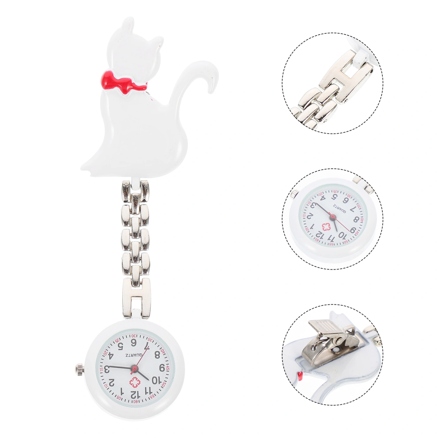 1pc Adorable Hanging Watch Nurse Pocket Watch Universal Quartz Pocket Watch