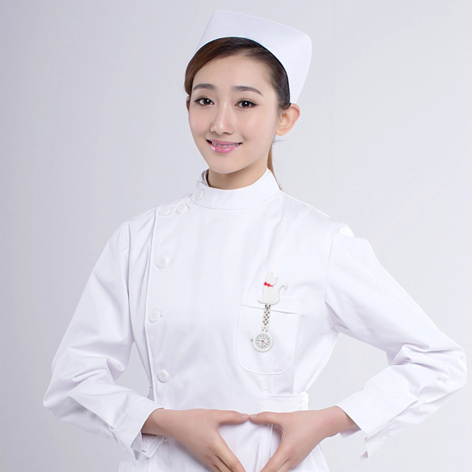 1pc Adorable Hanging Watch Nurse Pocket Watch Universal Quartz Pocket Watch