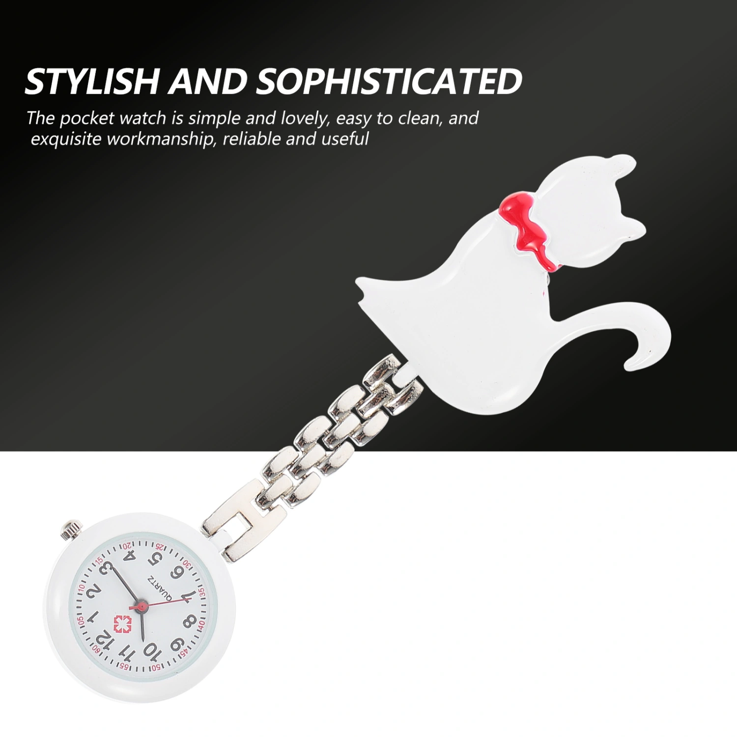 1pc Adorable Hanging Watch Nurse Pocket Watch Universal Quartz Pocket Watch