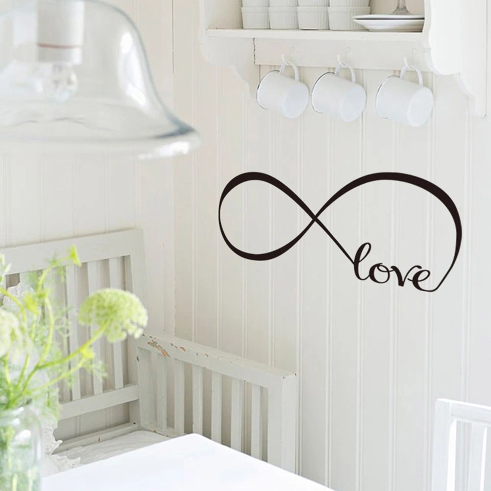 Love Wall Stickers Removable DIY Letter Stickers Sticky Wall Art Decal Wall Saying Quotes for Bedroom Living Room Decoration