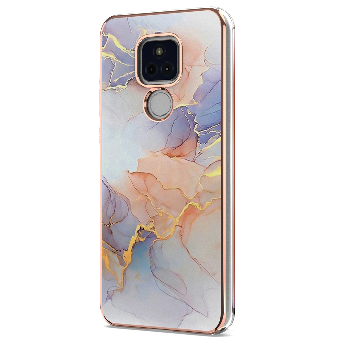 Luxury Pattern Phone Case Back Pattern Phone Shell Compatible for Moto G Play
