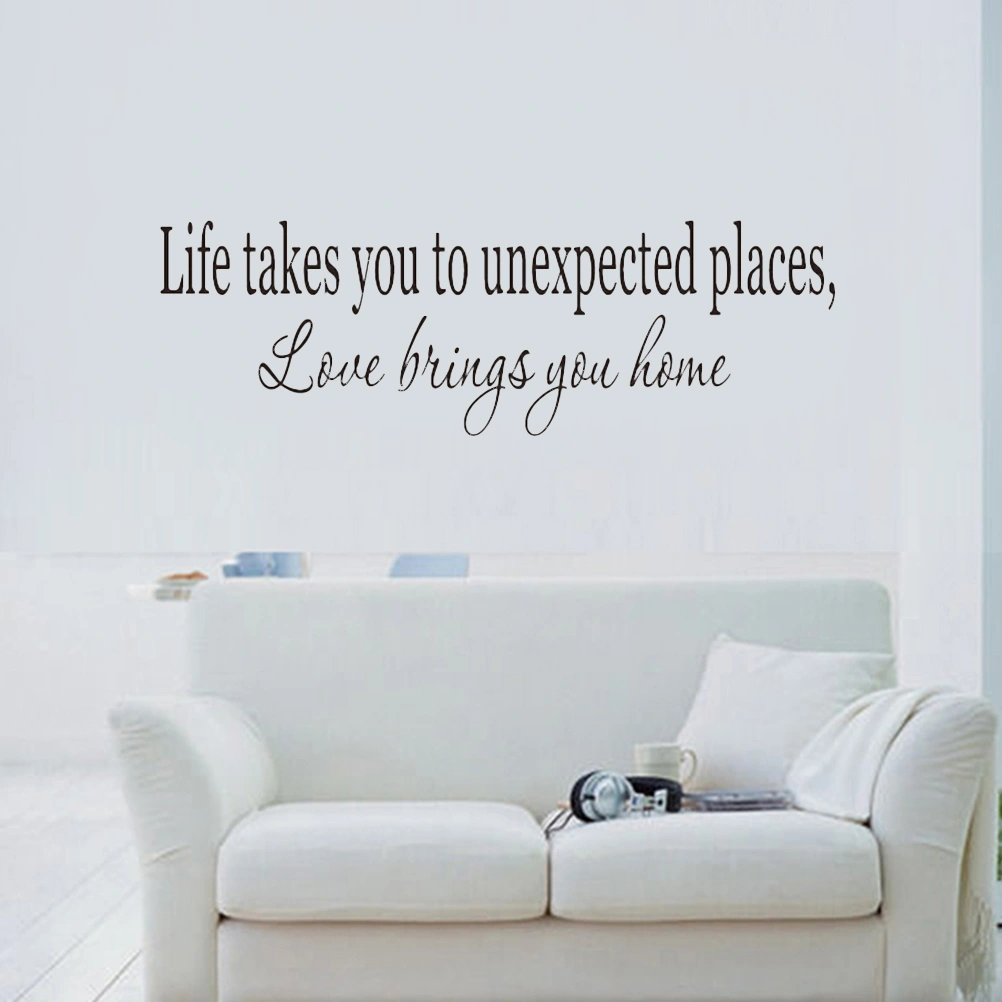 Life Takes You To Unexpected Places Wall Decal Removable Vinyl Wall Sticker
