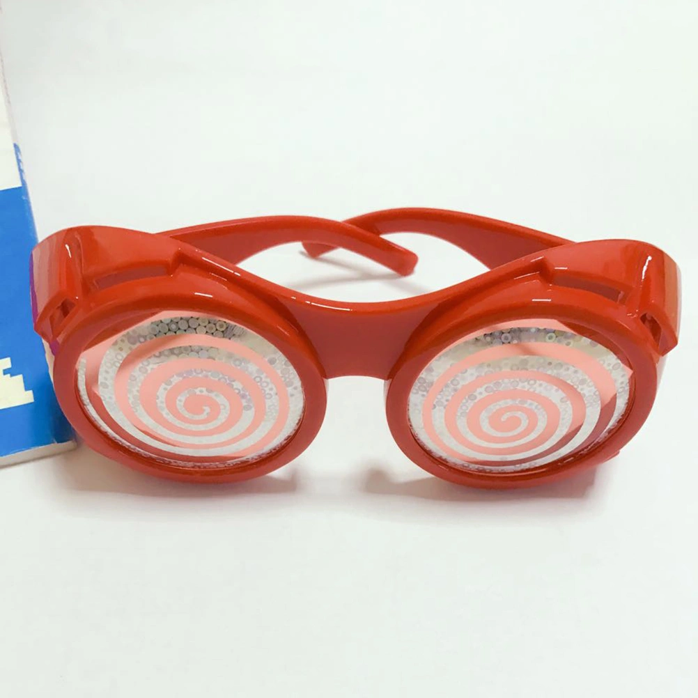 Halloween Funny Glasses Dazzle Eyeball Glasses Photo Props Party Supplies (Red)