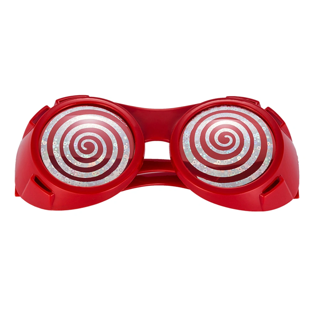 Halloween Funny Glasses Dazzle Eyeball Glasses Photo Props Party Supplies (Red)