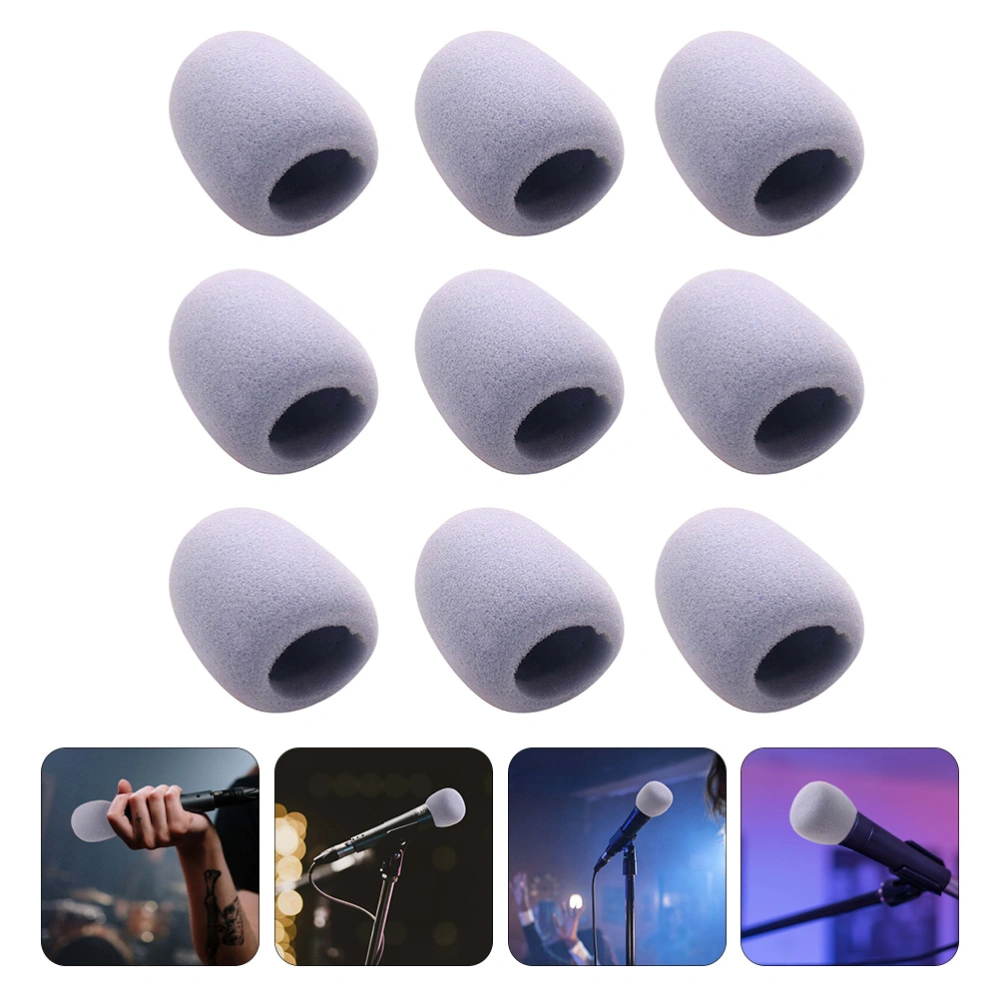 9pcs Karaoke Microphone Protector Windscreen Microphone Covers KTV Supplies