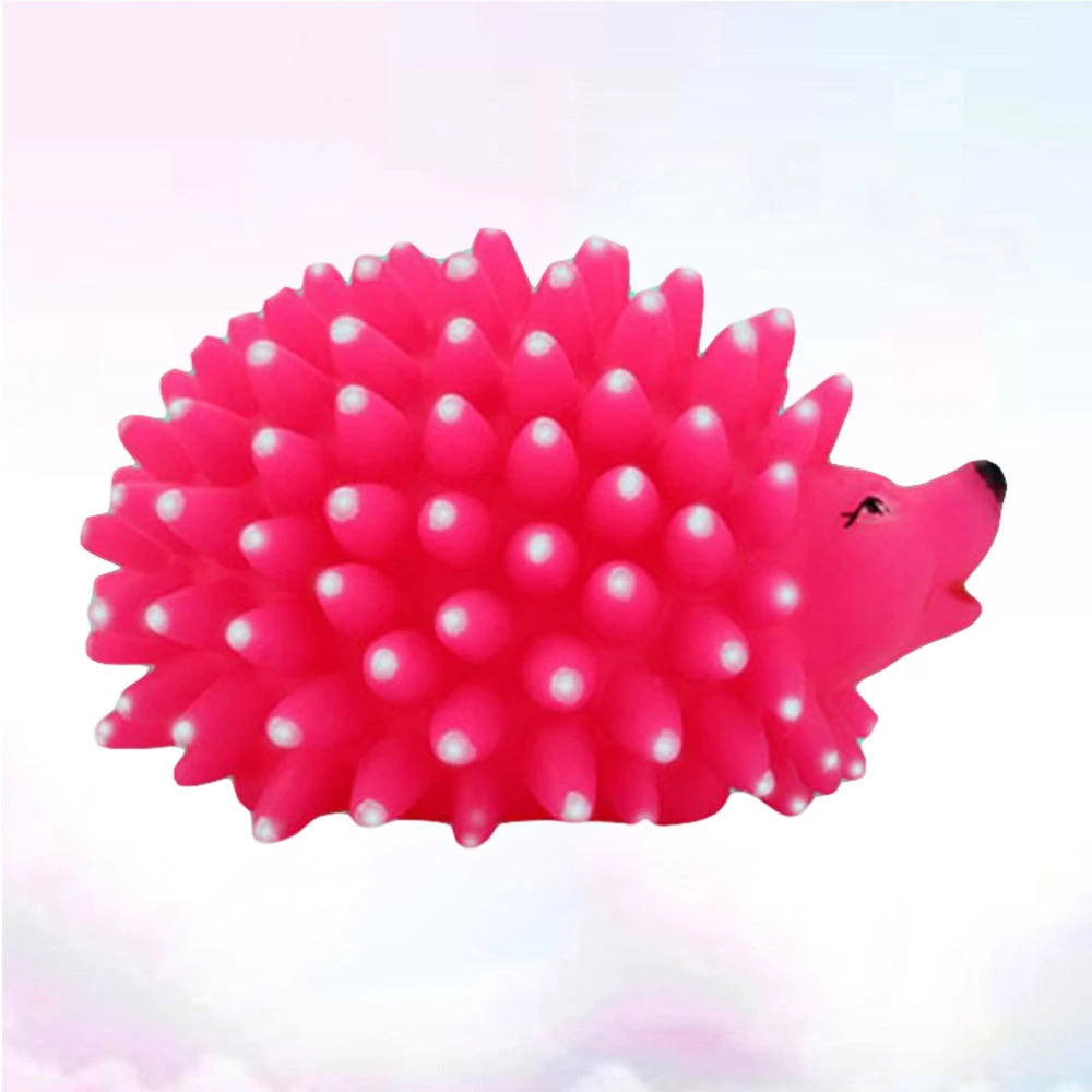 1pc Little Hedgehog Pet Dog Toys Cartoon Sound Squeaky Toys Chew Bite Toy Doll Pet Supplies for Pets