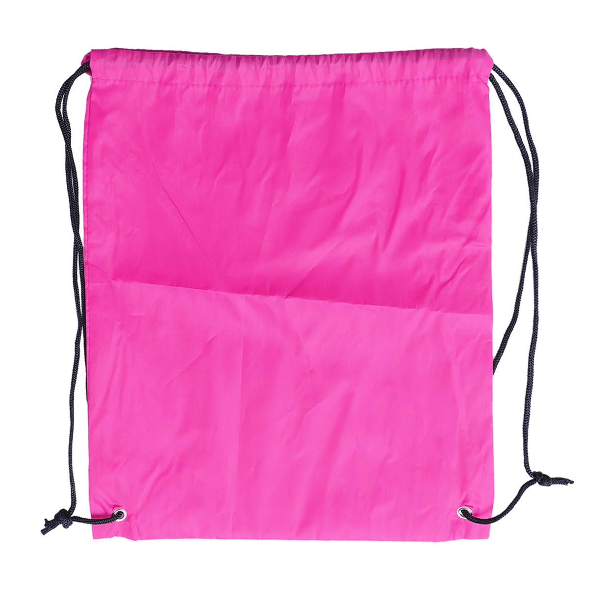 Outdoor Storage Backpack Sports Drawstring Bag Oxford Cloth Travel Bag Waterproof Backpack for Swimming Hiking Climbing(Rose Red)