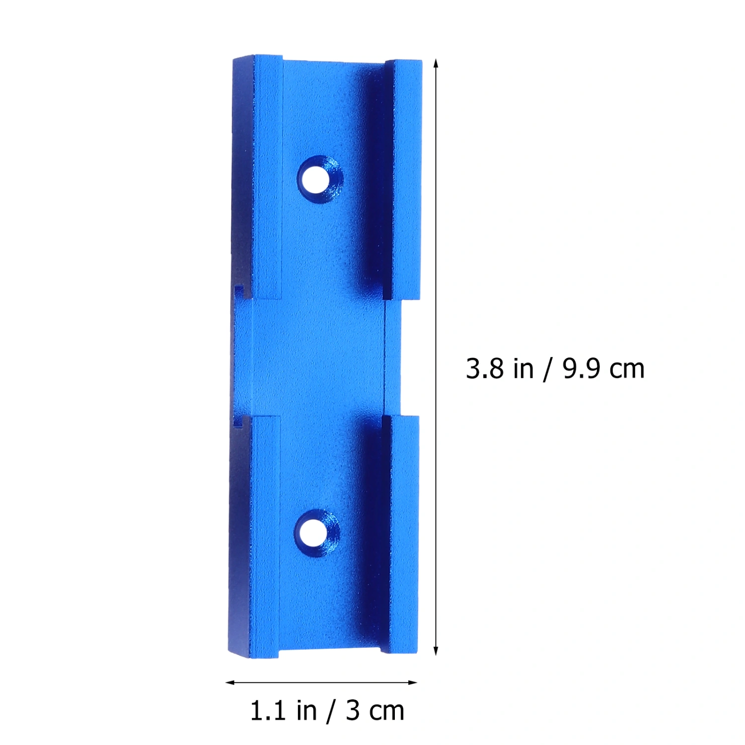 1Pc Practical Aluminum Alloy Track Connector Slot Track Connector (Blue)