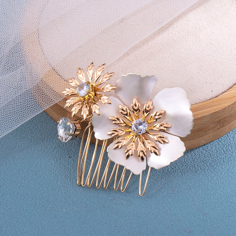 1 Pair Wedding Hair Combs Side Hair Comb Bridal Hair Jewelry Wedding Hair Accessory