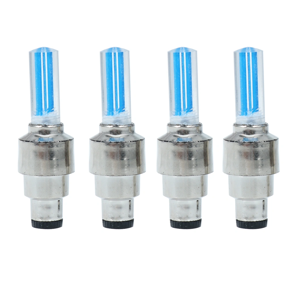 4pcs Wheel Lights Tire Light for Car Bike Motorcycle (Blue)