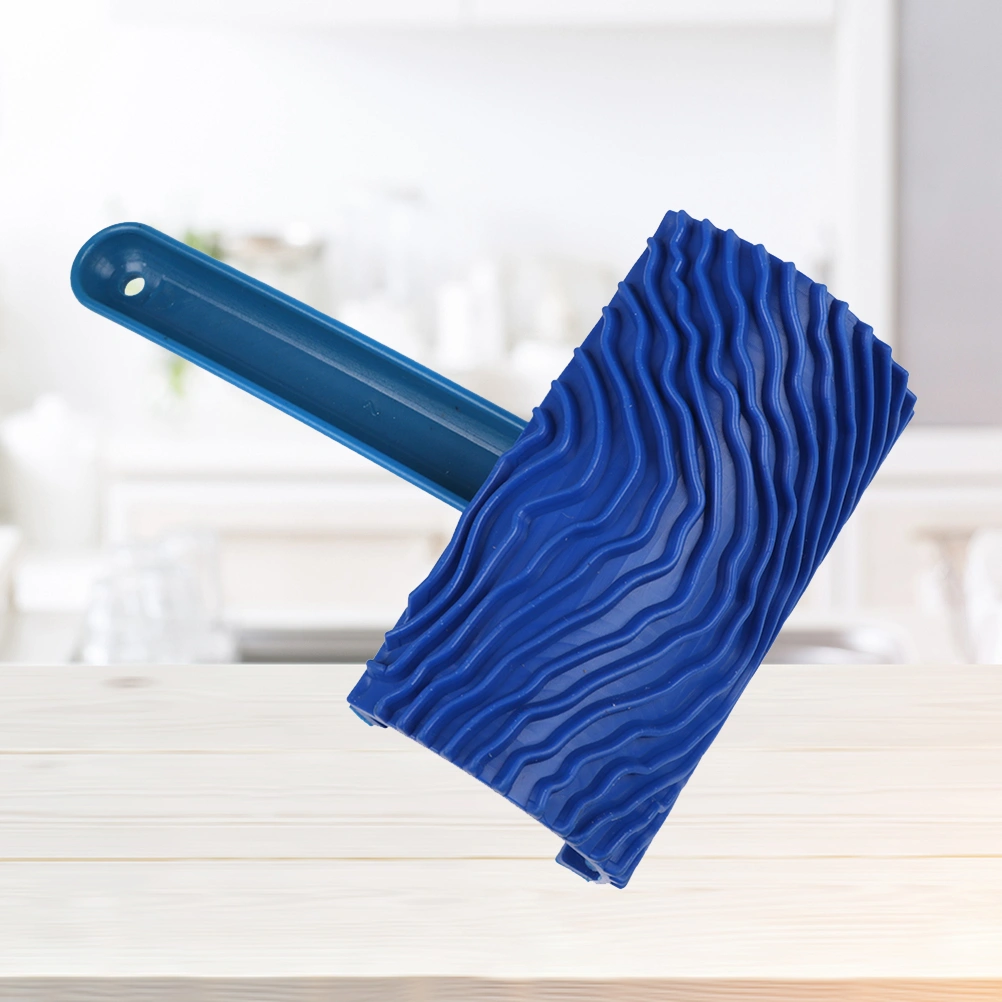 Wood Grain Tool Wood Pattern Painting Roller Graining Painting Tool with Handle