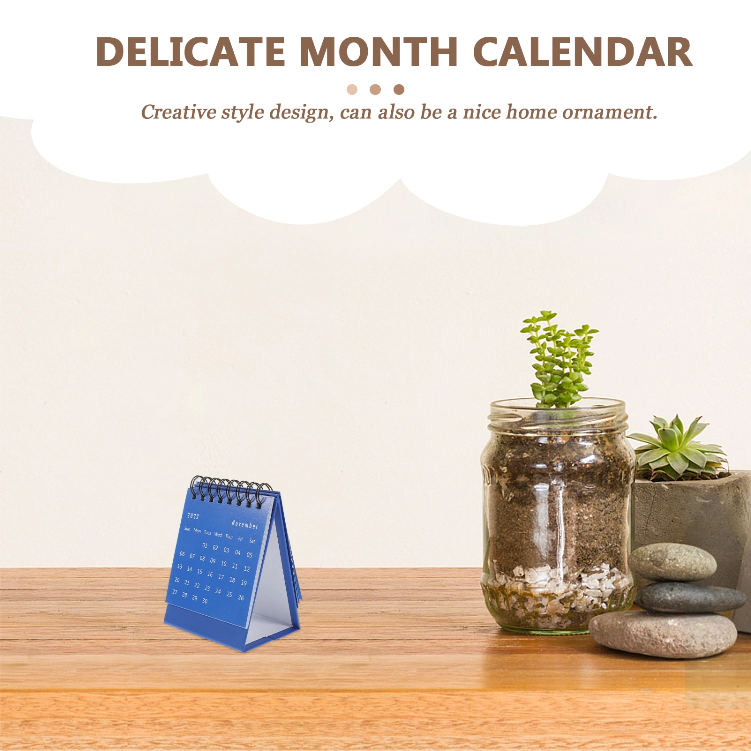 1pc School Home Office Calendar Mini Calendar Practical Schedule Planner Calendar