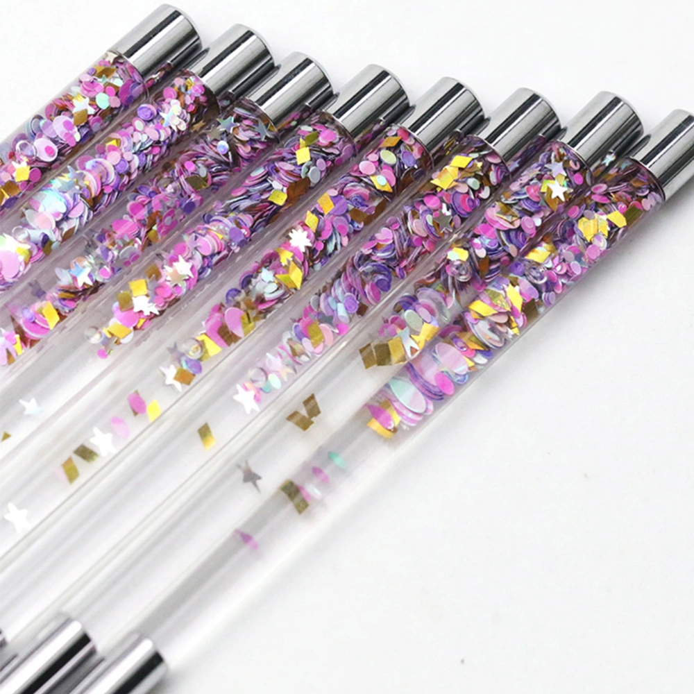 Flower Painting Liner UV Gel Phototherapy Pen Sequin Manicure Drawing Brushes Nail Art Tool (7)