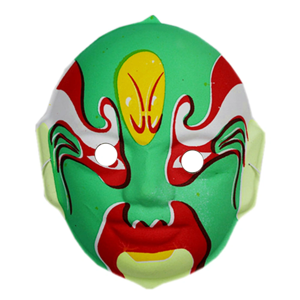 4pcs Peking Opera Children Mask Performance Cosplay Props Party Supplies for Halloween Dance Party (Random Style)