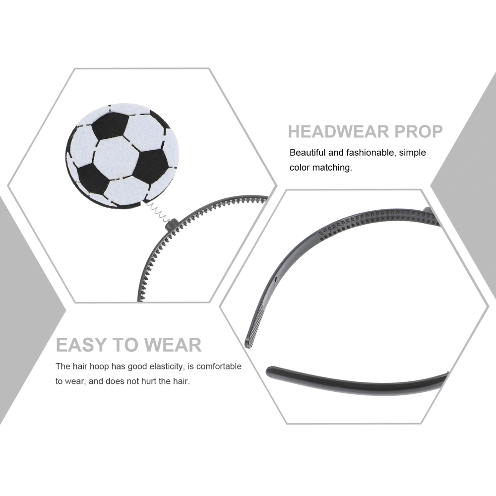 3Pcs Football Hairband Soccer Headband Hair Accessories for Sports Events