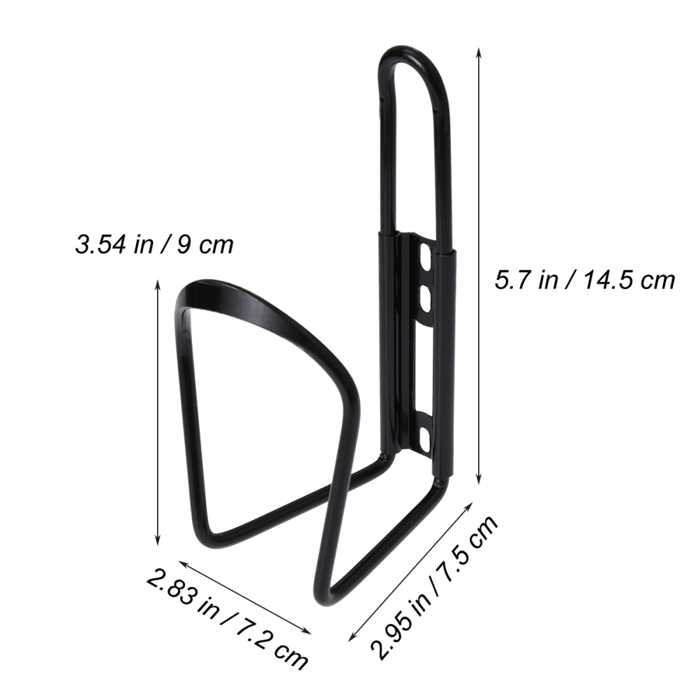 1PC Ultra Light Aluminum Alloy Water Bottle Holder MTB Road Bike Cycling Drink Cup Holder Bottle Cages Rack Brackets Bike Accessories(Black)