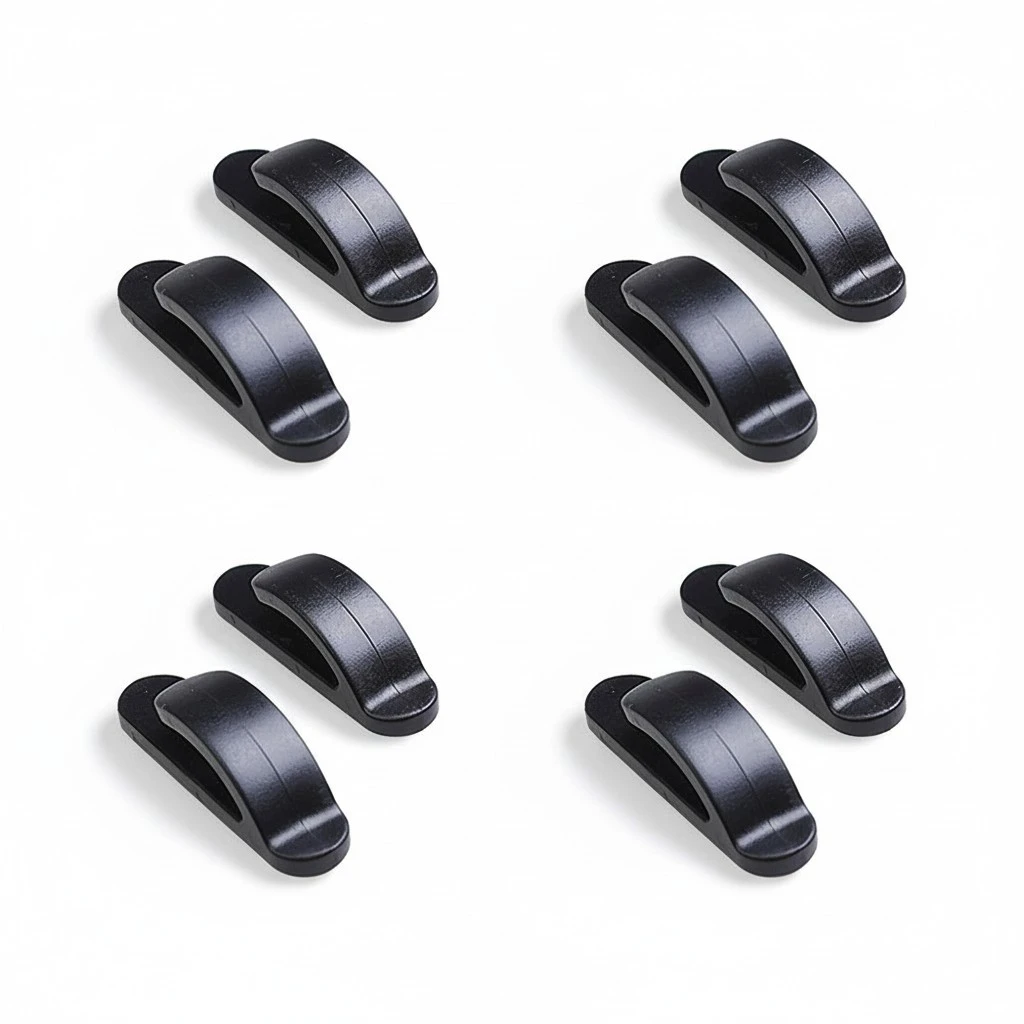8Pcs Mini Car Hooks Back Seat Concealed Storage Hooks Household Auto Hooks Multi-functional Storage Holder