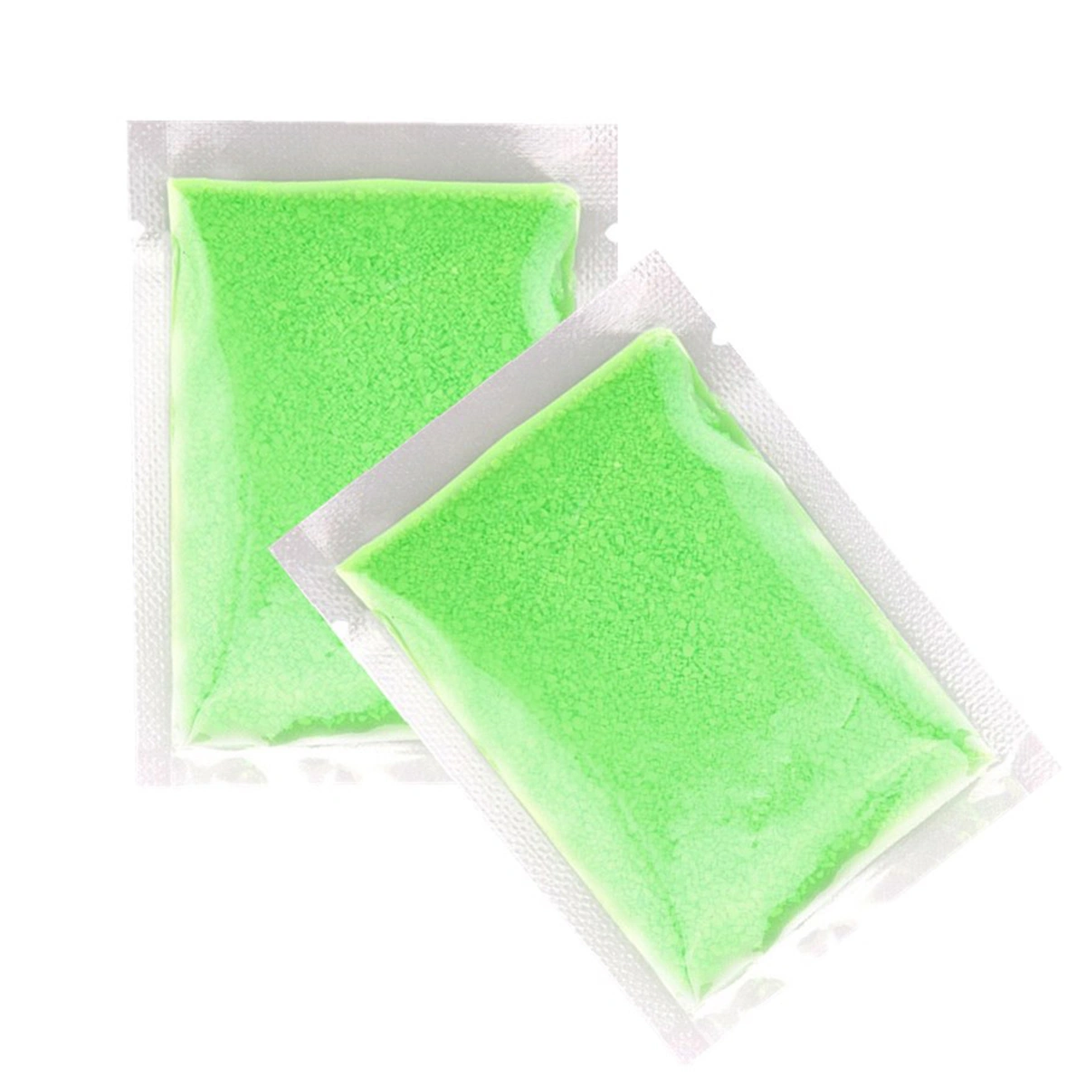 2 Pack Fluorescent Powder DIY Bright Nail Art Glow In The Dark Sand Powder Glow Pigment Dust Luminous Nail Glitter (Green 20g)