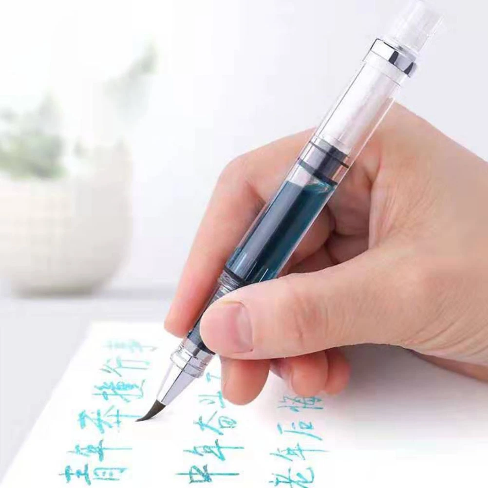 2pcs Watercolor Brush Pens Calligraphy Pens Brush Pen Refillable Brush Pens