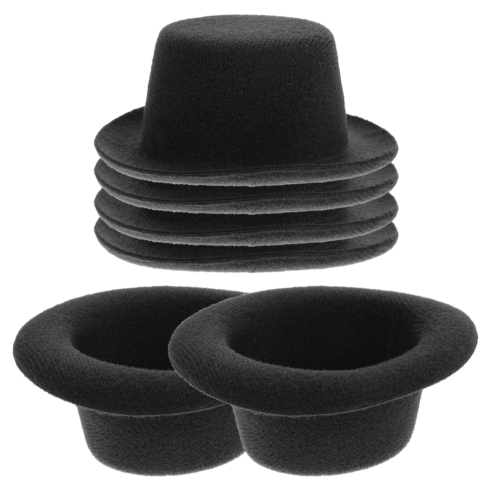 6pcs Miniature Cowboy Hat Adorable Cowboy Hat Photo Prop for Pets Cat Dog Decoration