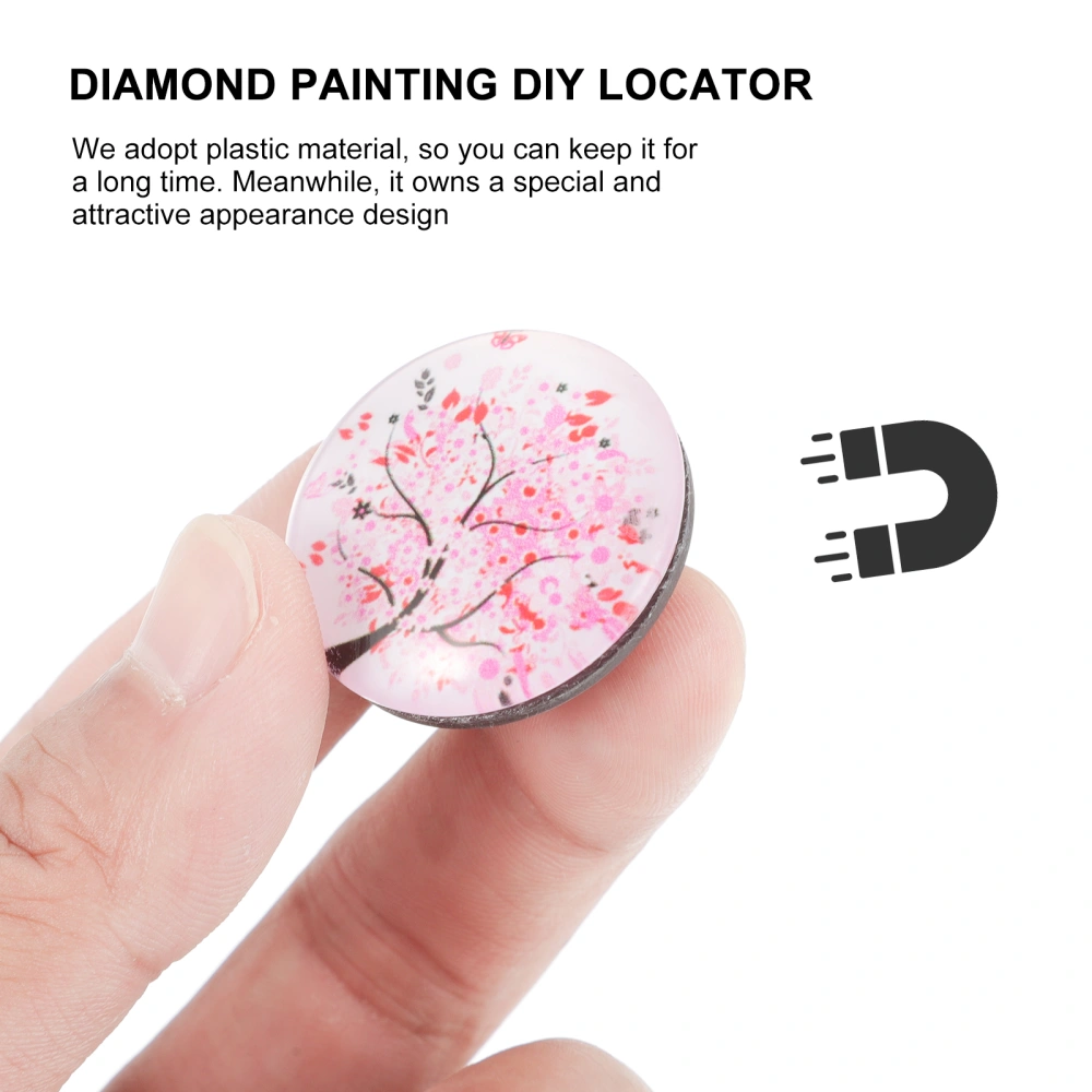 2Pcs DIY Diamond Drawing Locators Cartoon Diamond Drawing Holders for Home