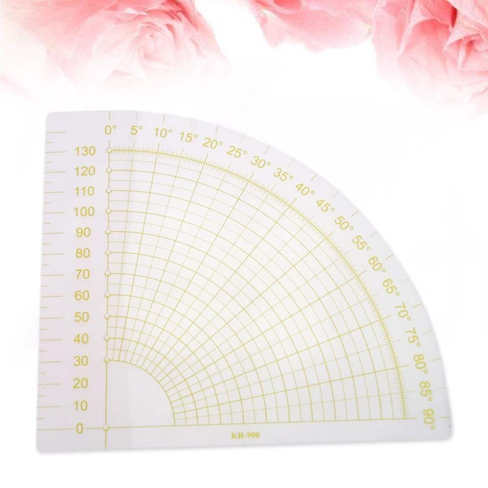 Quilting Ruler Fanshaped Patchwork Ruler DIY Patchwork Acrylic Template Sewing Accessories