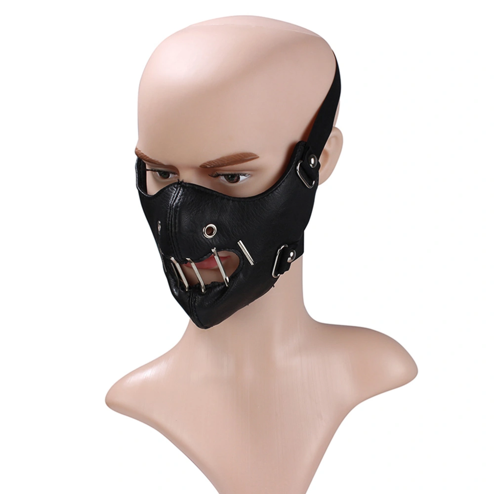 Fashionable Vintage Outdoor Motorcycle Mask for Halloween Dance Party (Black)