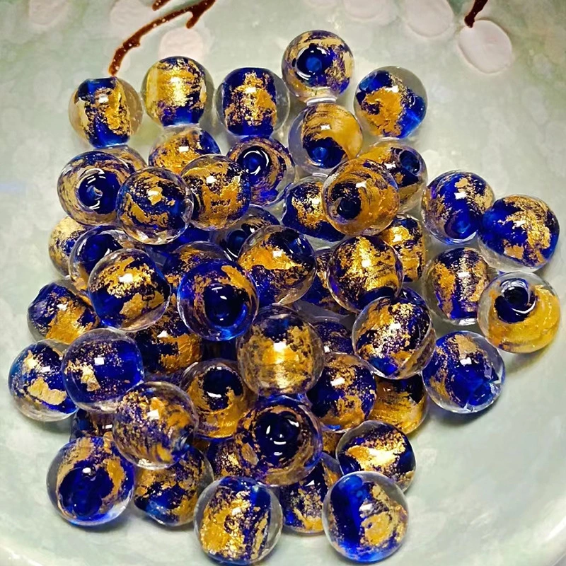 20Pcs Glow in the Dark Spacer Beads Loose Beads Jewelry DIY Beads Glass Beads Decorative Craft Beads