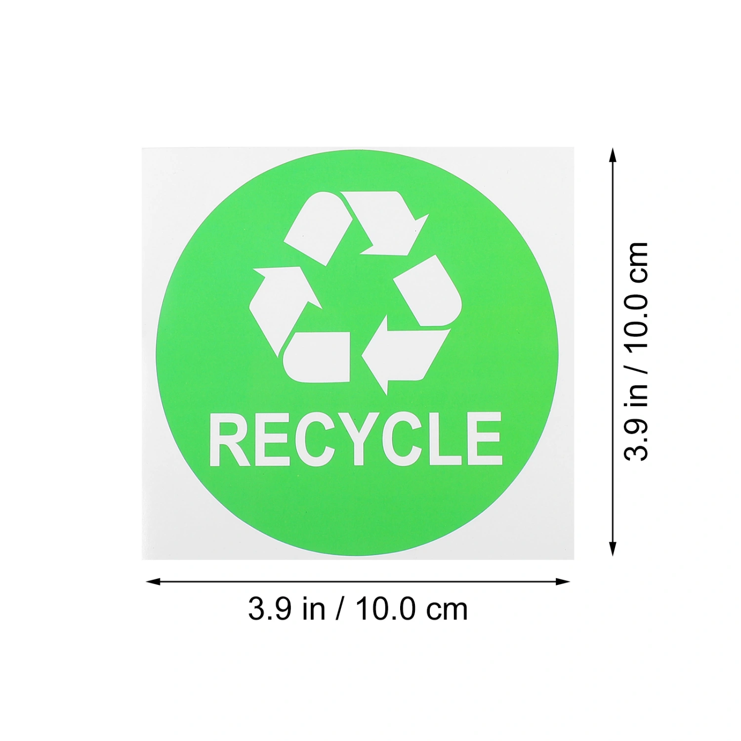 9pcs Recycling Trash Can Sticker Waterproof Trash Can Classification Sticker
