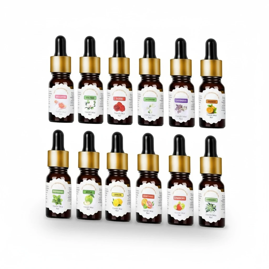 10ml Aromatherapy Pure Essential Oil Water-Soluble Humidifier Oil With Dropper (Lavender Scent)