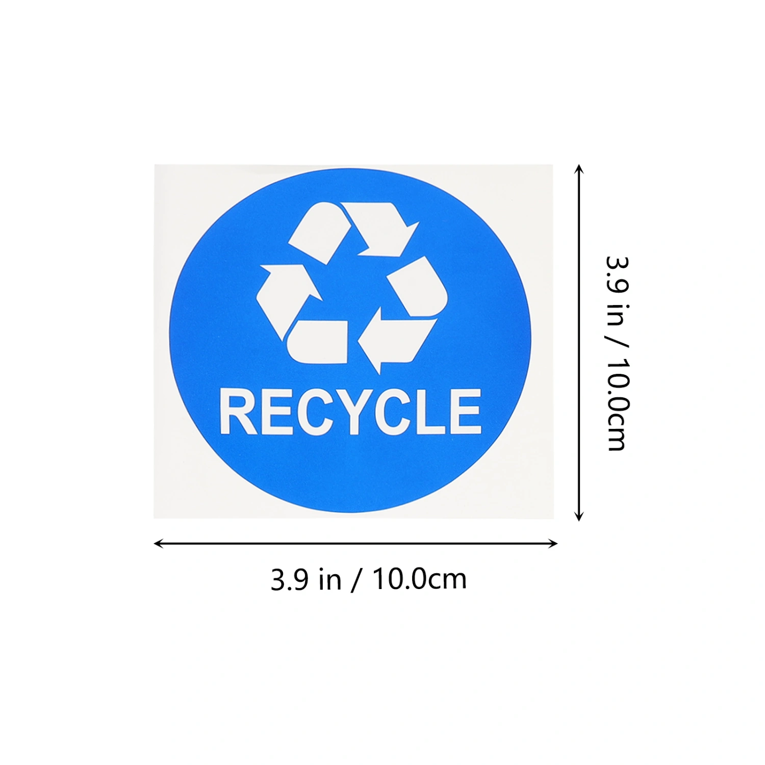 9pcs Recycling Trash Can Stickers Waterproof Trash Can Classification Stickers