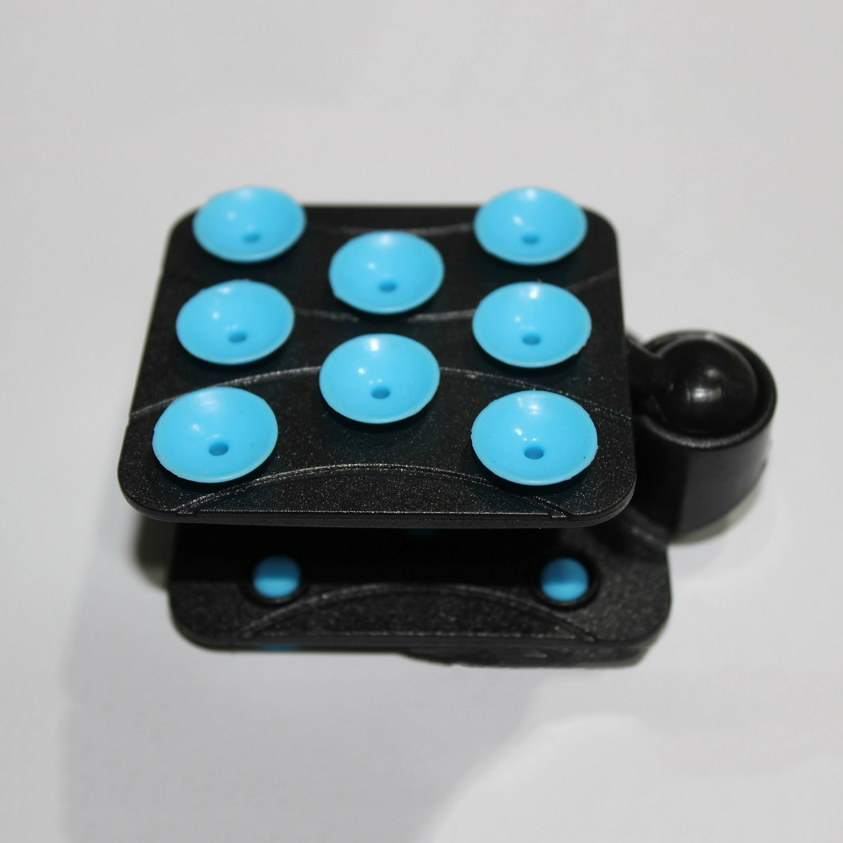 1PC Double-sided 8-point Suction Cup Bracket Gecko Foot Design Multicolor Suction Cup Car Phone Holder Mobile Phone Base (Random Color)