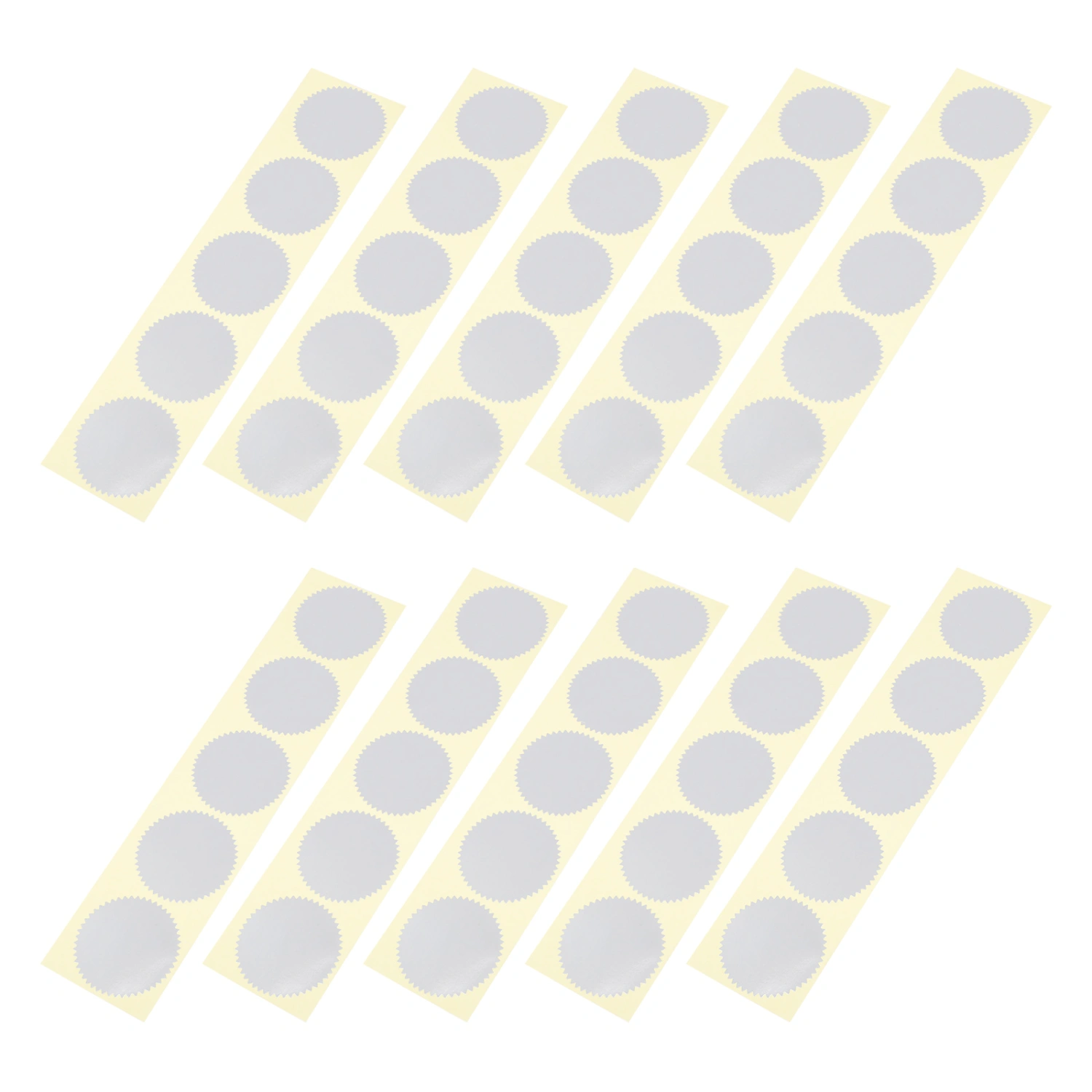 100 Pcs Gear Shape Seal Stickers Envelope Seal Certificate Files Seal Stickers