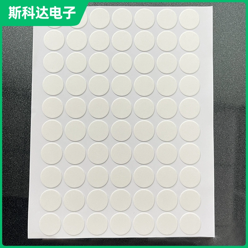 2 Sheets of Transparent Round and Square Double Sided Sticker Acrylic No Traces Adhesive Dots Stickers