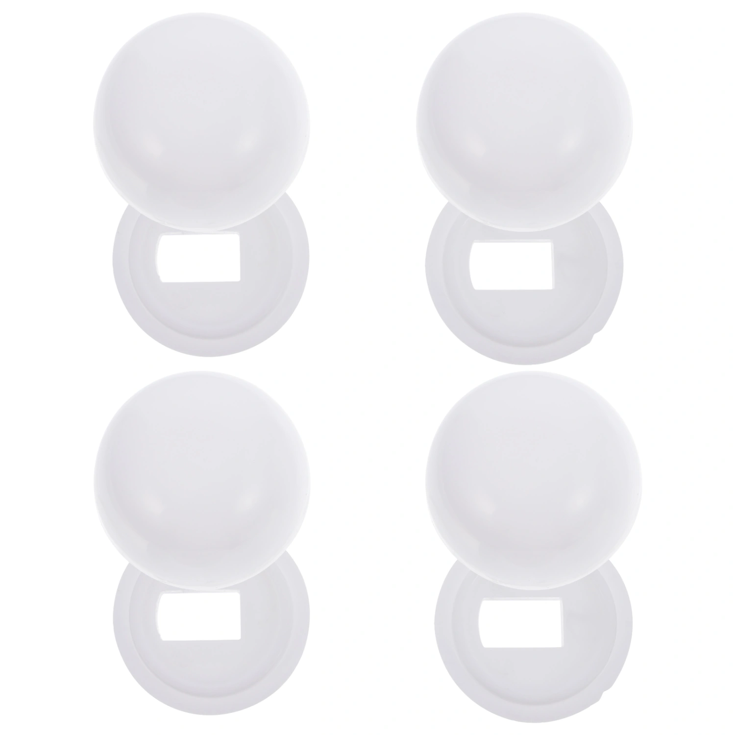 4 Pair of Universal Toilet Bolt Toilet Bowl Lid Installation Accessories