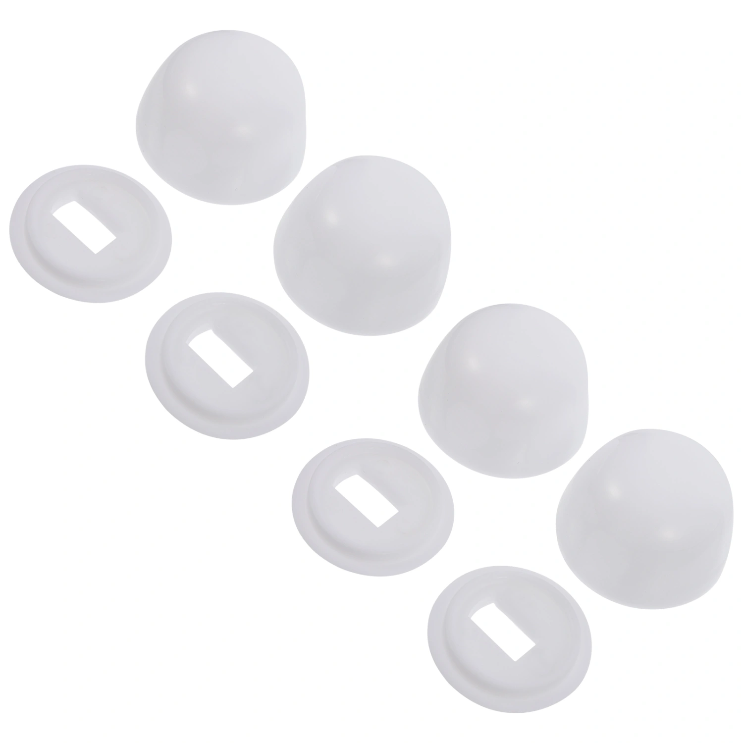 4 Pair of Universal Toilet Bolt Toilet Bowl Lid Installation Accessories