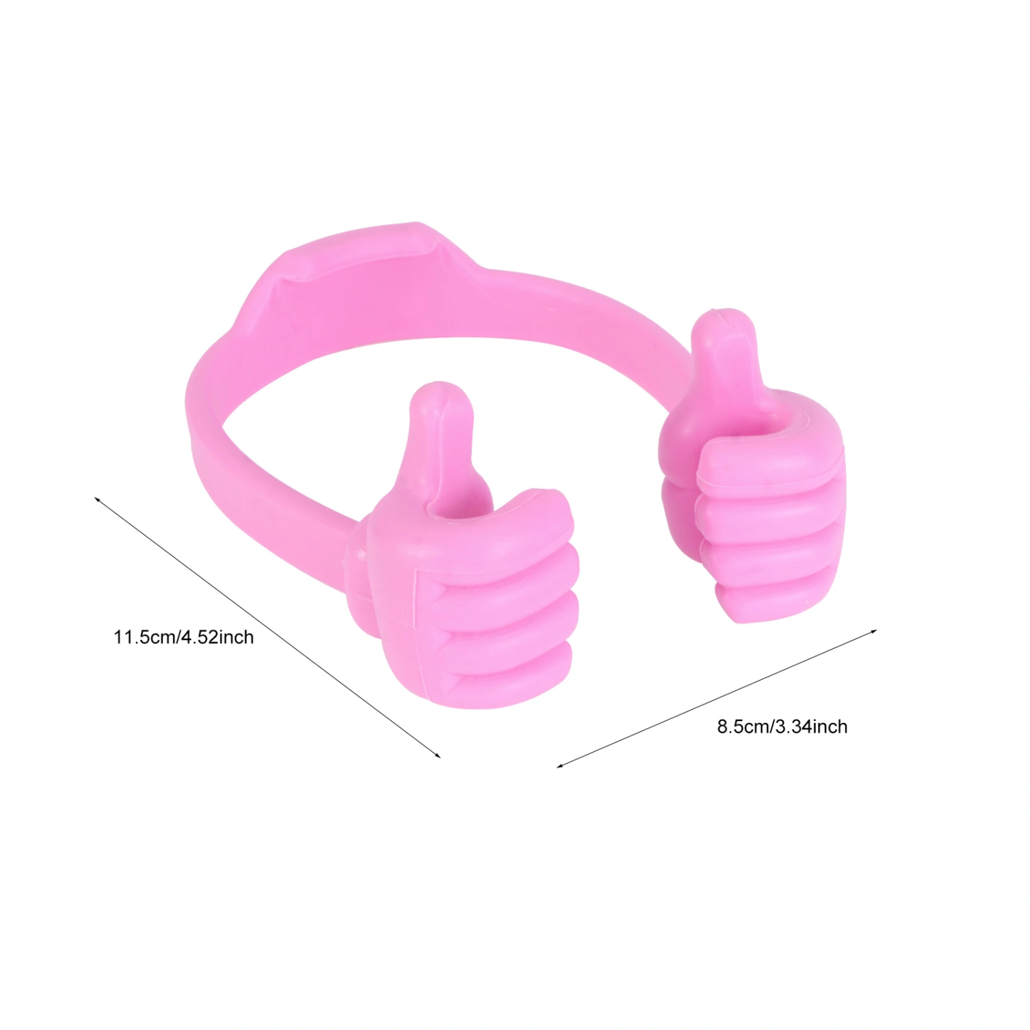 Creative Design Universal Lazy Phone Holder Stand on Table Smart Multiple Functions Mobile Phone Mount Stand Lazy Bracket (Pink)