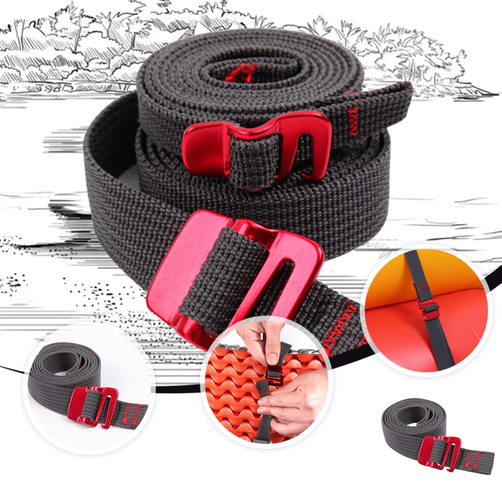 2Pcs Outdoor Camping Bundling Belts Camping Tent Tie Belts Backpack Bandage