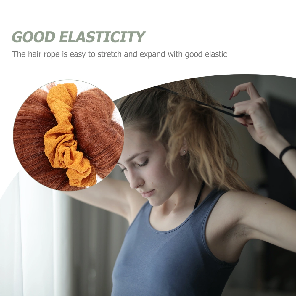 4pcs Stylish Hair Rings Hair Ropes Elastic Ponytail Hair Scrunchies for Women