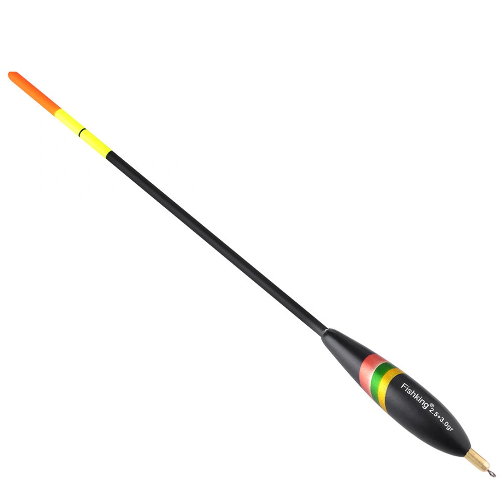 5PCS Outdoor Fish Floats Long Shot Bobbers Wide Tail Fish Drift Fishing Accessories for Lake Sea with Lead Weight