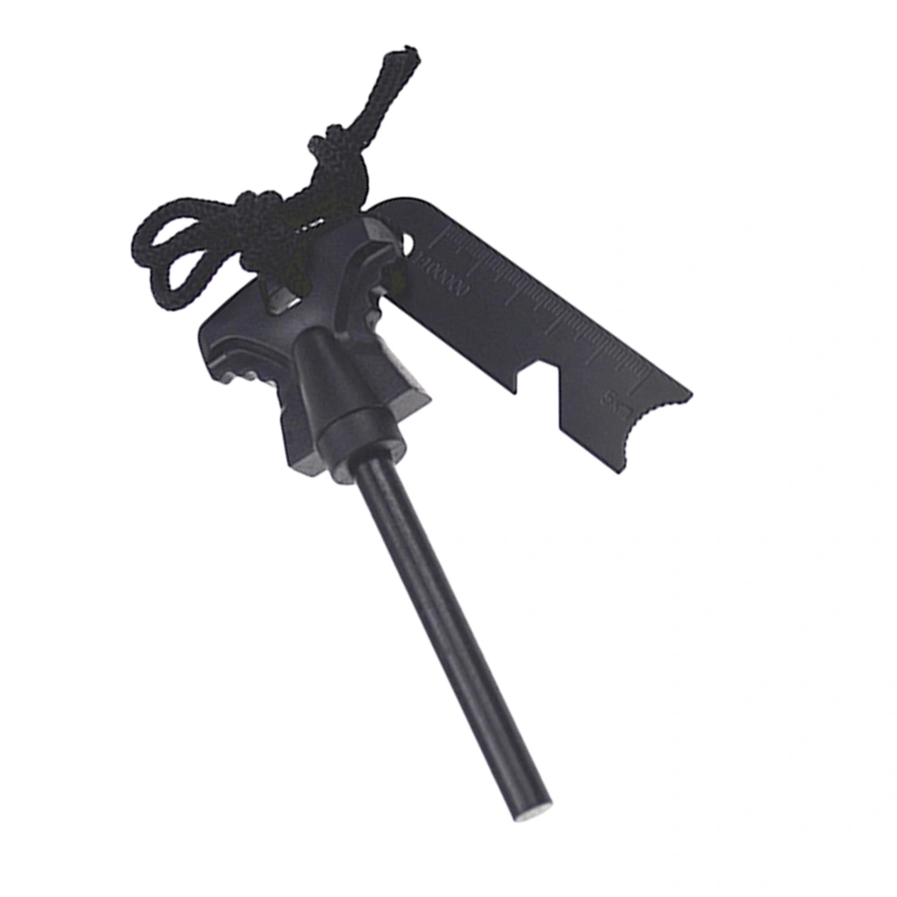 Shaped Fire Starter Flint Firesteel Magnesium Rod Lighter Bushcraft Ignition Kits for Outdoor Travel Camping Adventure Hunting